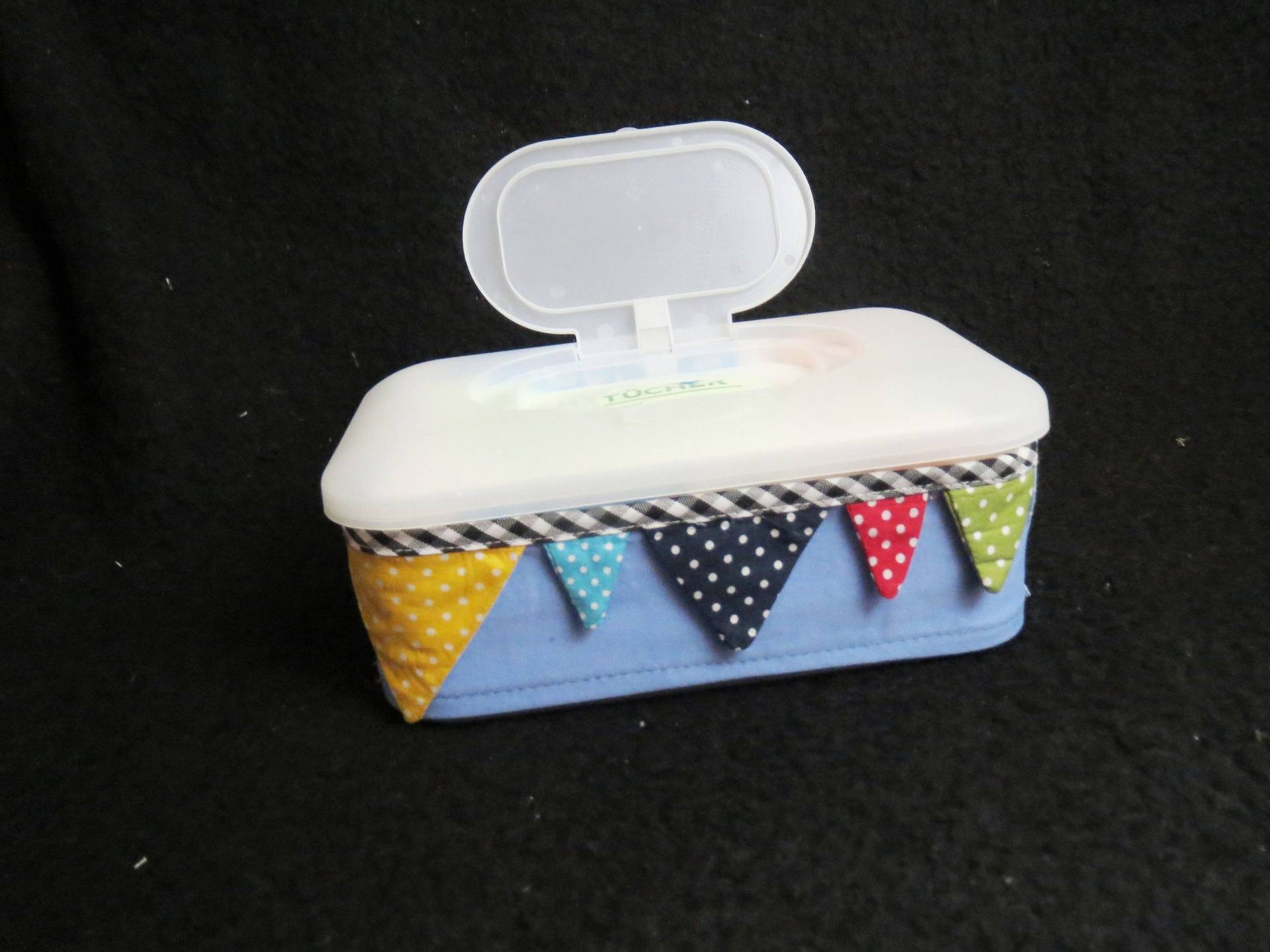 Feuchttücherbox - Fahnenwimpel Feuchttücherbox - Fahnenwimpel von Etsy - KinderkramDE
