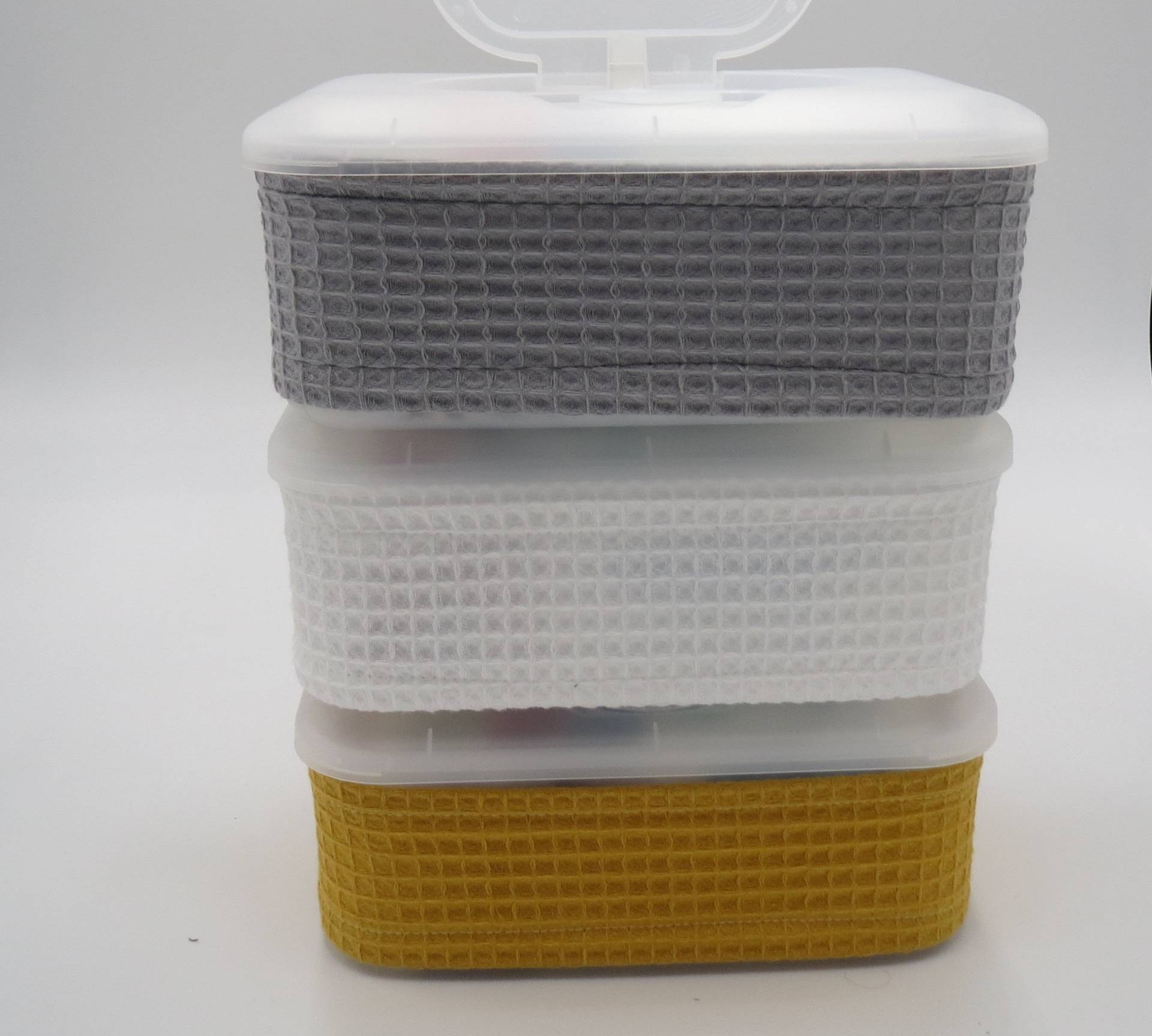 Feuchttücherbox - Waffelpique Weiß Feuchttücherbox - Waffelpique Weiß von Etsy - KinderkramDE