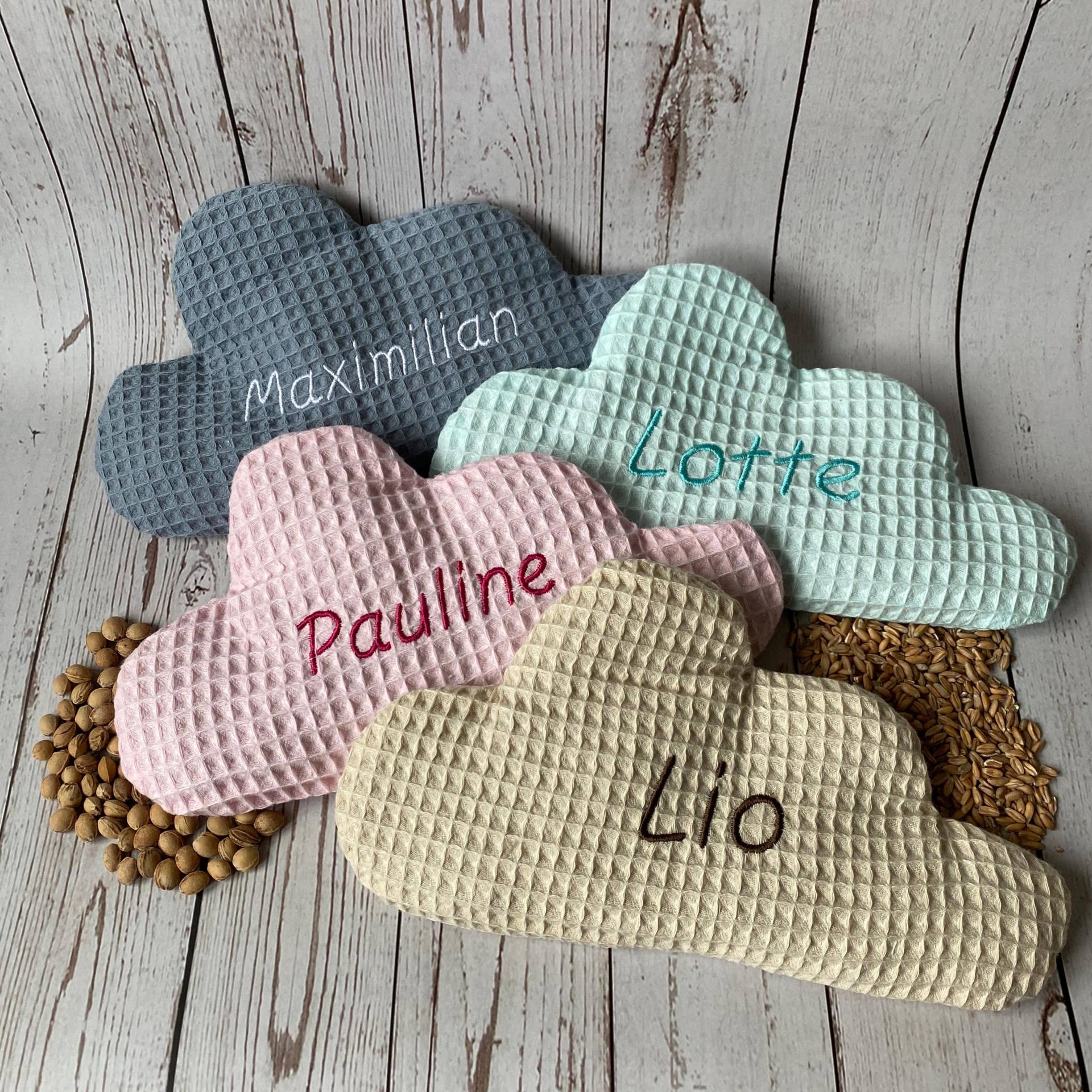 Personalisiertes Wärmekissen Wolke Mit Namen | Mini Dinkel Oder Kirschkern Geschenk Zur Geburt Taufe Personalisiertes Wärmekissen Wolke Mit Namen | Mini Dinkel Oder Kirschkern Geschenk Zur Geburt Taufe von Etsy - Kissenzauberei