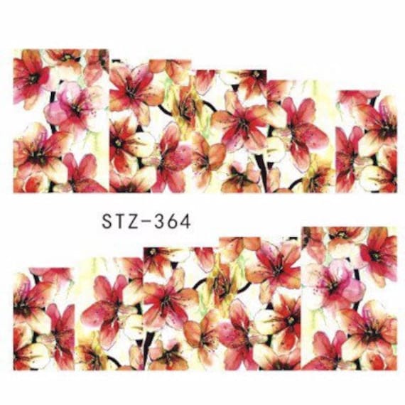 Wasser-Transfer-Nagel-Aufkleber, Nagelabziehbilder, Herbst-Blumen-Design, Herbst Blume Nagel-Kunst, Nagel-Dekoration Wasser-Transfer-Nagel-Aufkleber, Nagelabziehbilder, Herbst-Blumen-Design, Herbst Blume Nagel-Kunst, Nagel-Dekoration von Etsy - KitschyNails