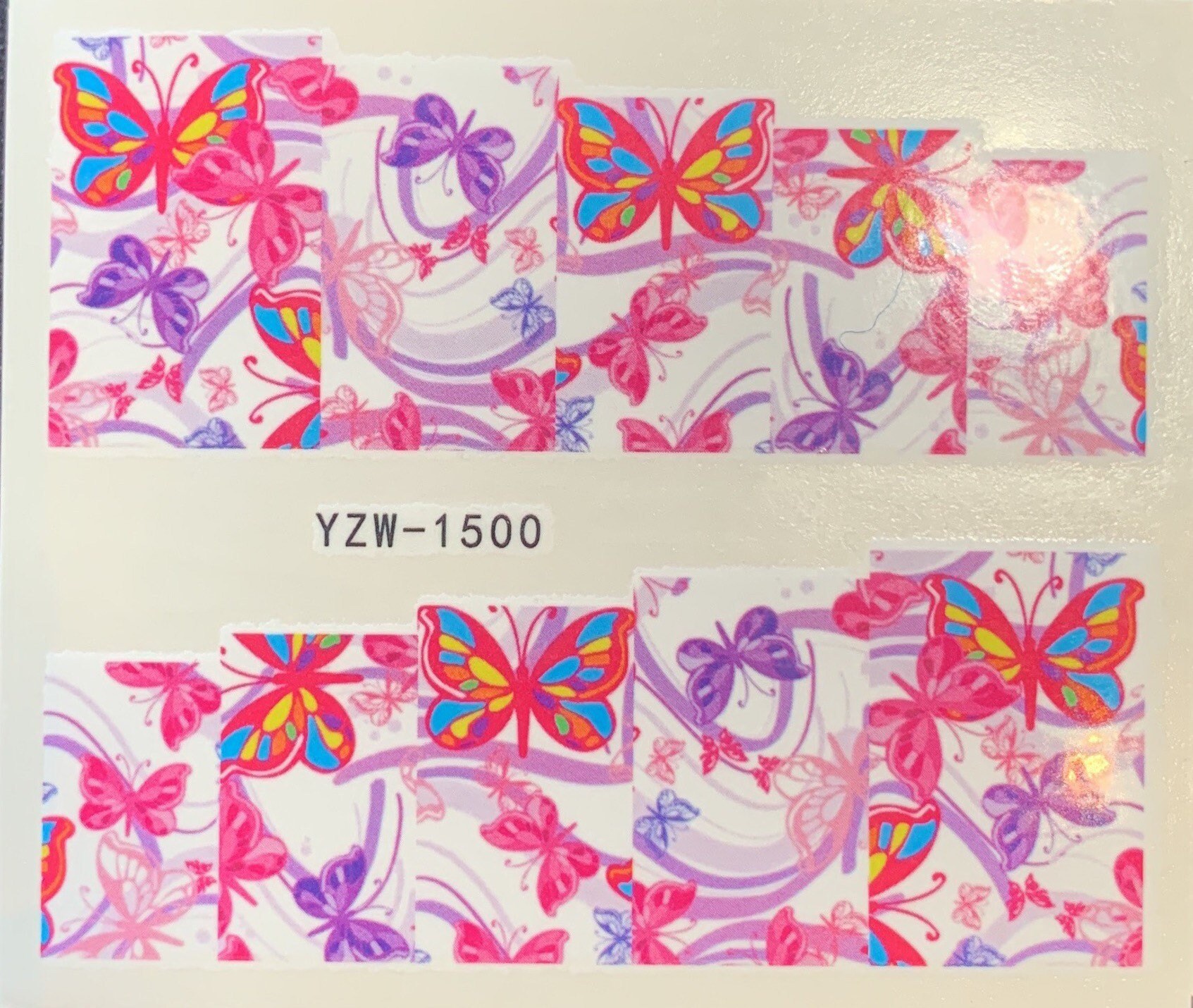 Wasser Transfernagel Aufkleber, Schmetterling Nagel Rosa Und Lila Schmetterling, Design, Nail Art, Dekoration Wasser Transfernagel Aufkleber, Schmetterling Nagel Rosa Und Lila Schmetterling, Design, Nail Art, Dekoration von Etsy - KitschyNails