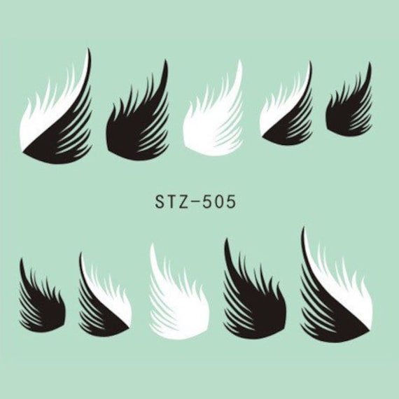 Wassertransfer Nagelsticker, Nagelkunst, Nageldekoration von Etsy - KitschyNails