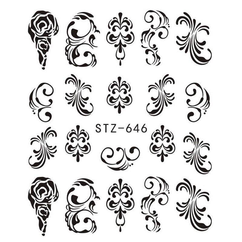 Wassertransfer Nagelsticker, Nageltattoos, Blumenranke Design, Nailart, Nageldekoration Wassertransfer Nagelsticker, Nageltattoos, Blumenranke Design, Nailart, Nageldekoration von Etsy - KitschyNails