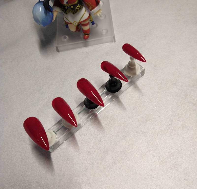 Ahri Press On Nails Cosplay von Etsy - KittencosplayStore