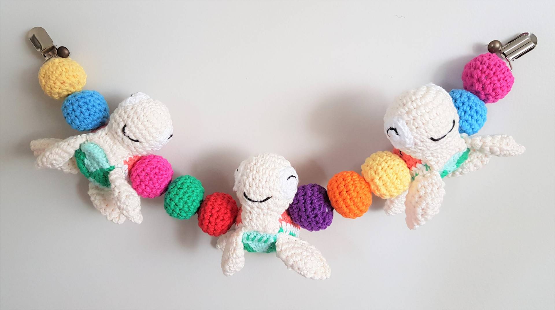 Handgehäkeltes Kinderwagen Mobile von Etsy - KiwiCuddlies