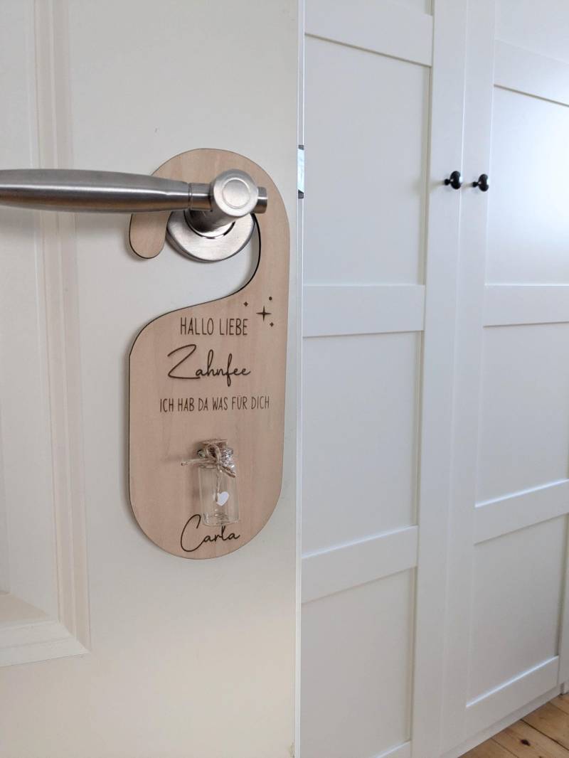 Türschild I Zahnfee Wackelzahn Anhänger von Etsy - KiwiMunkel