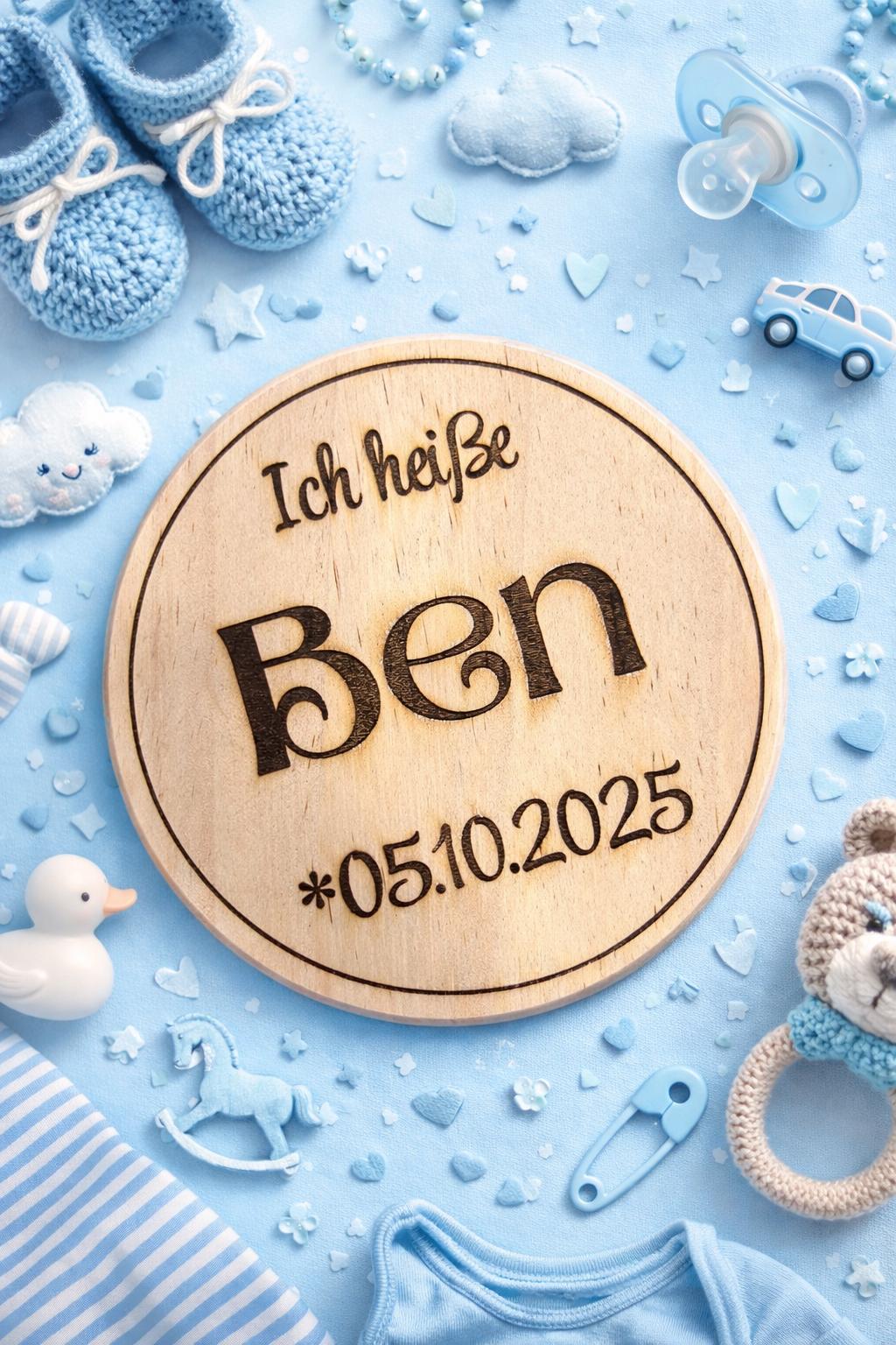 Baby Meilenstein Scheiben Aus Holz Personalisiert - Geburtstags Meilensteine 1-6 Jahre Foto Requisit Geschenk von Etsy - KlaSaKreativ