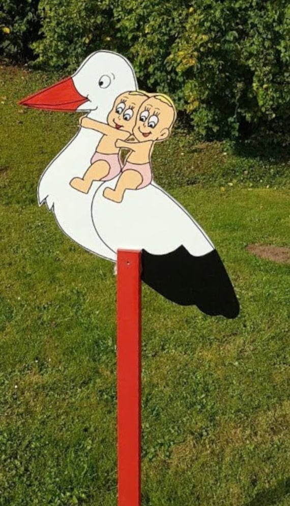 145 cm Klapperstorch Joline Xl Aus Holz Zur Geburt Für Zwillinge, Holzstorch, Zwillingsstorch 145 cm Klapperstorch Joline Xl Aus Holz Zur Geburt Für Zwillinge, Holzstorch, Zwillingsstorch von Etsy - KlapperstorchShop