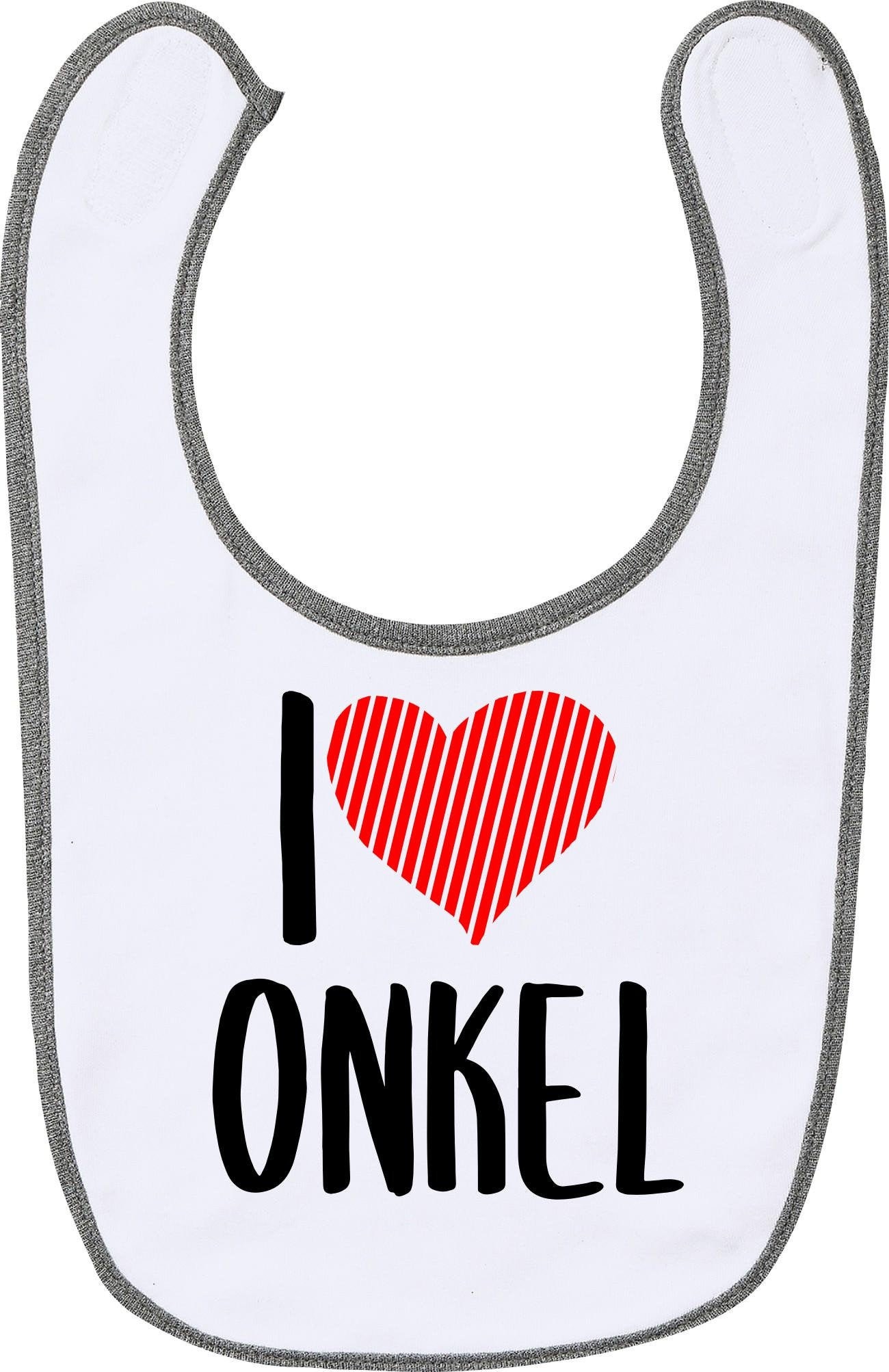 Baby Latz "I Love Onkel" Lätzchen Baby Latz "I Love Onkel" Lätzchen von Etsy - Kleckerliese
