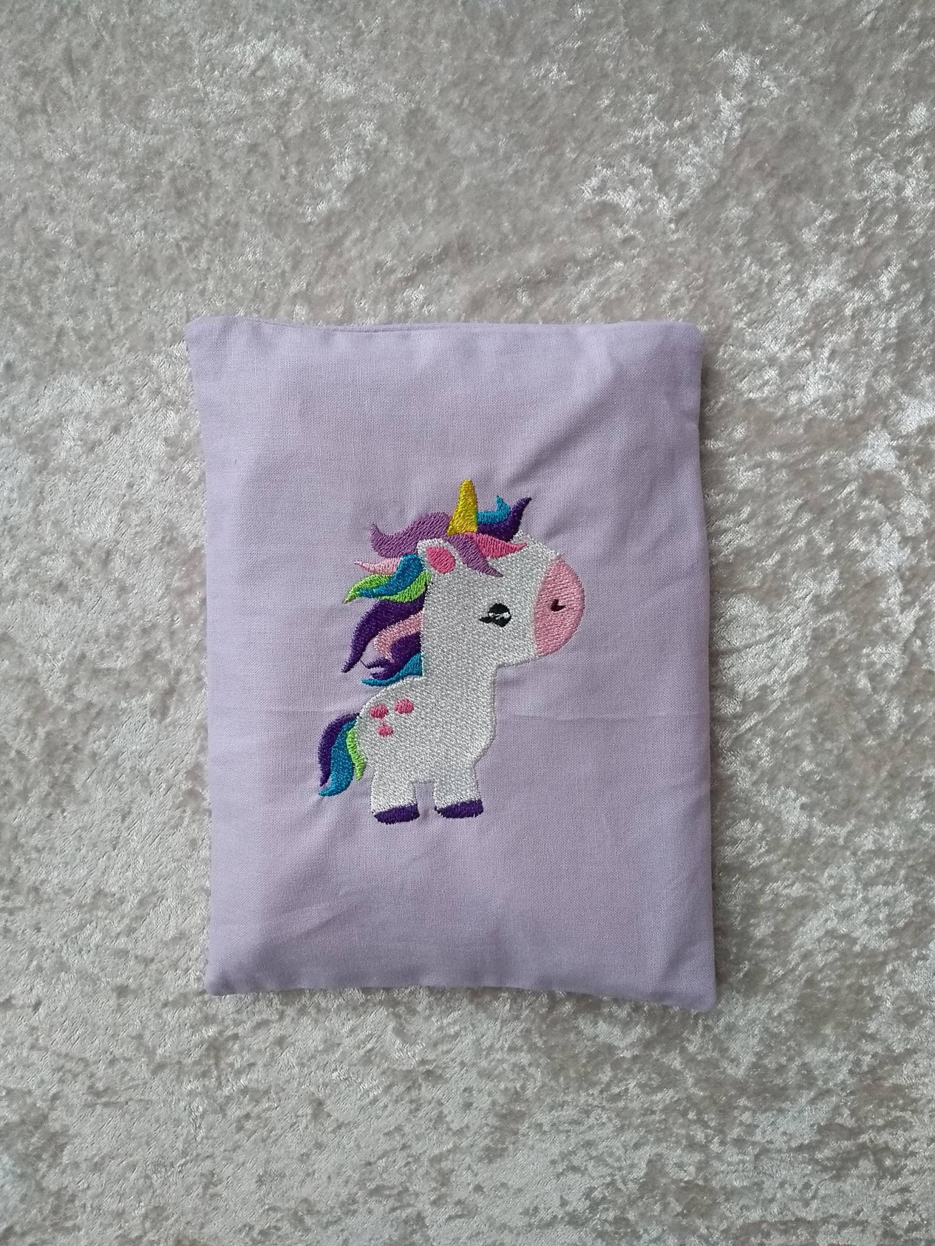Wärmekissen, Einhorn-stickerei, Flieder Wärmekissen, Einhorn-stickerei, Flieder von Etsy - KleineWohlmanufaktur