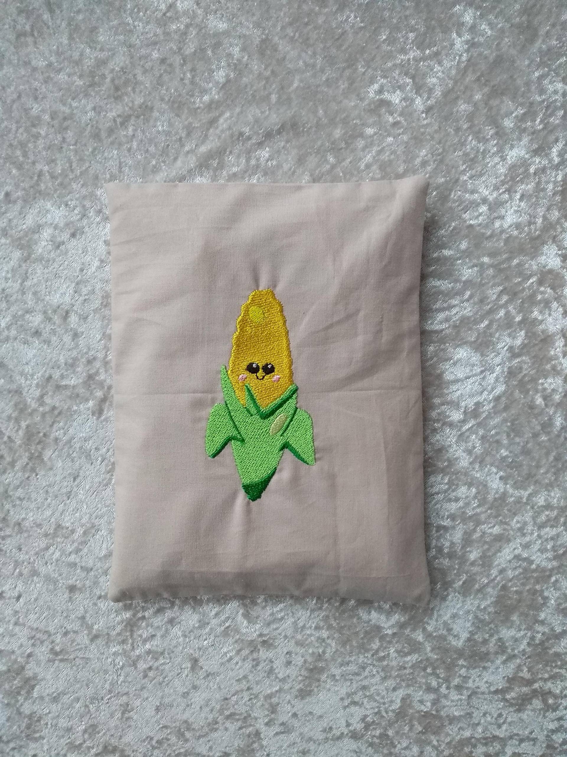 Wärmekissen, Maiskolben-stickerei, Taupe Wärmekissen, Maiskolben-stickerei, Taupe von Etsy - KleineWohlmanufaktur