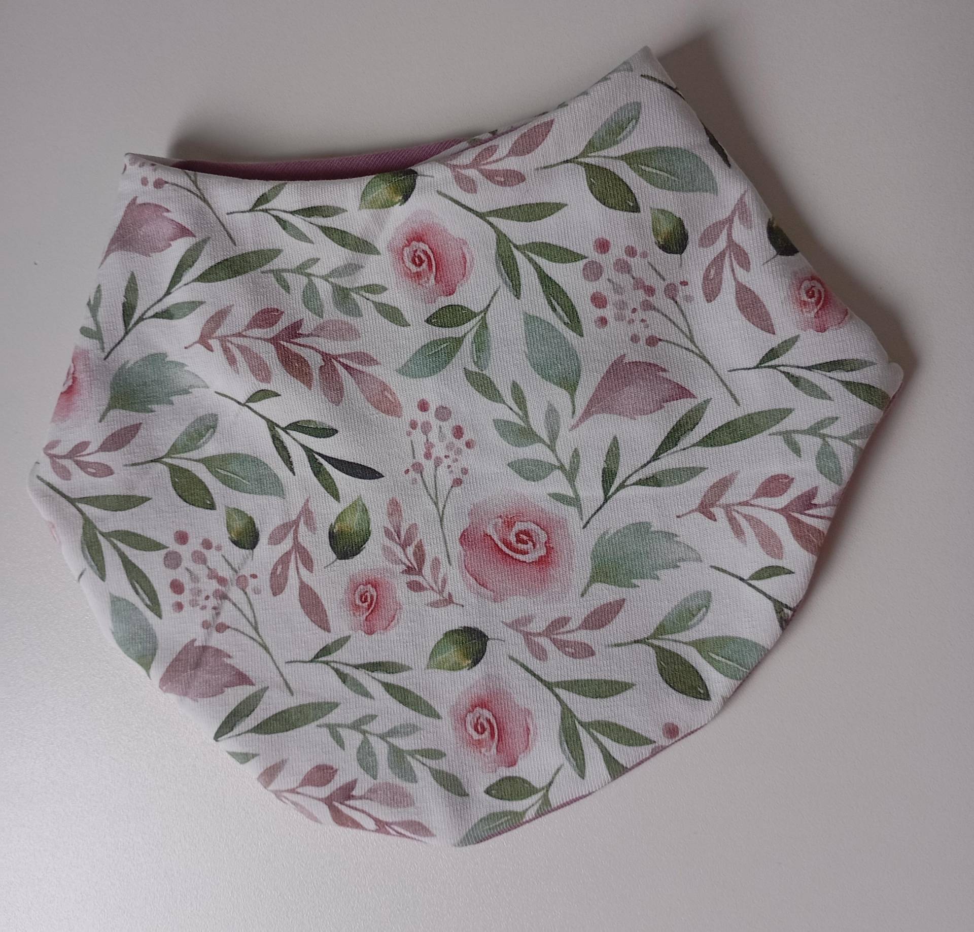 Baby Halstuch - Dreieckstuch Flowers von Etsy - KleinerDiamant