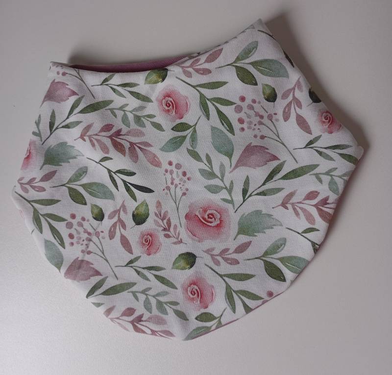 Baby Halstuch - Dreieckstuch Flowers von Etsy - KleinerDiamant