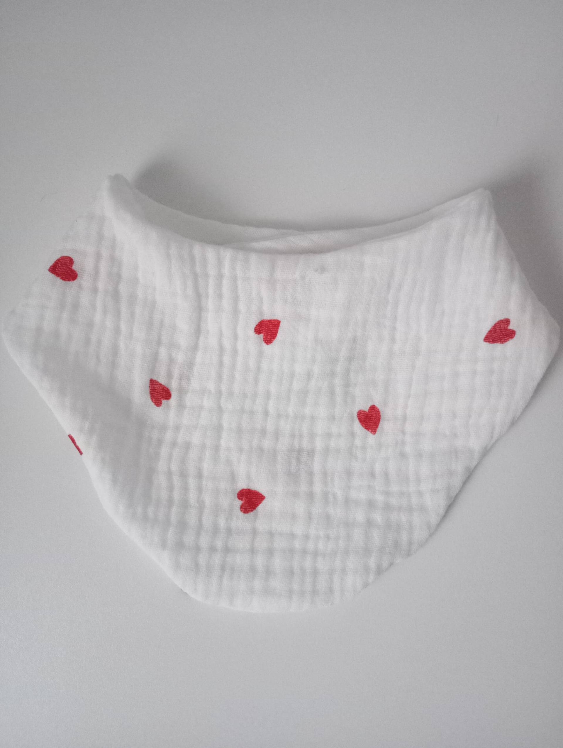 Baby Halstuch - Dreieckstuch Herzchen von Etsy - KleinerDiamant