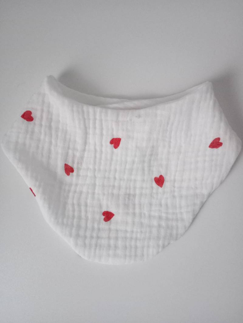 Baby Halstuch - Dreieckstuch Herzchen von Etsy - KleinerDiamant