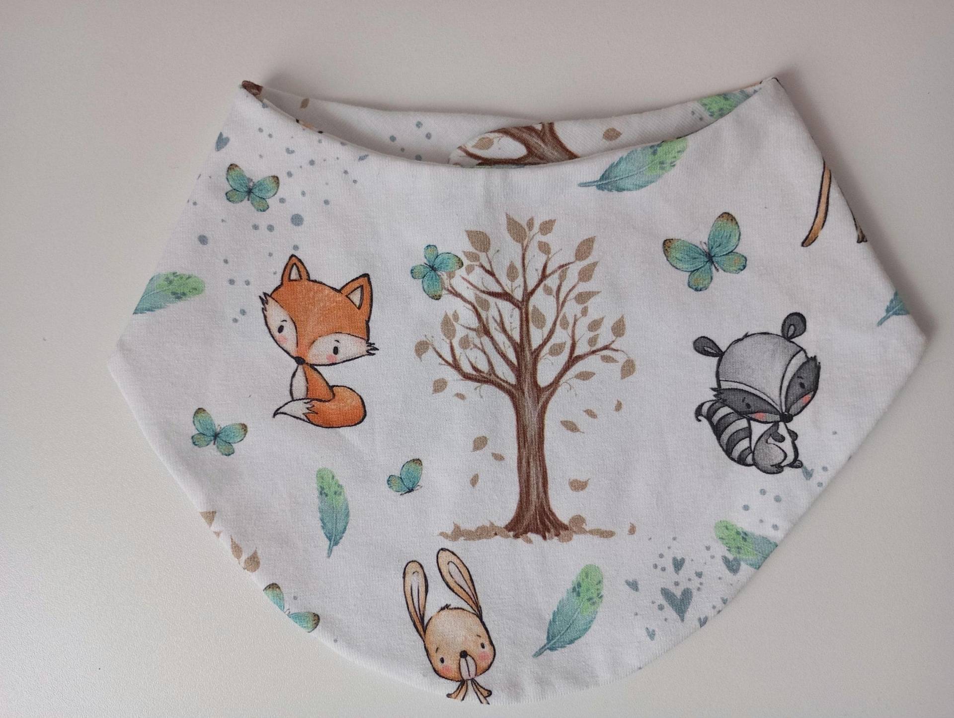 Baby Halstuch - Dreieckstuch Waldtiere von Etsy - KleinerDiamant