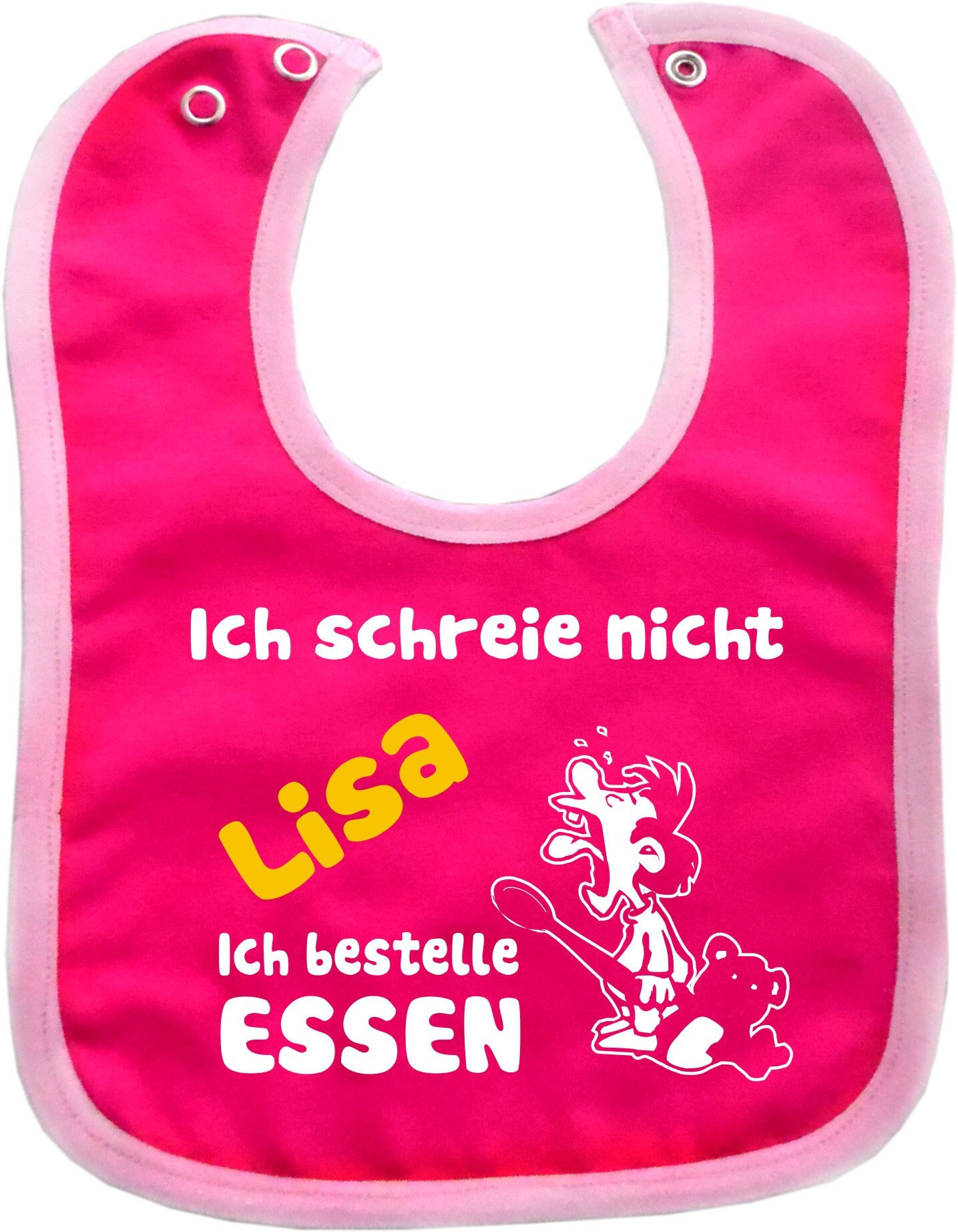 Baby Lätzchen Mit Farbigen Saum Personalisiert Ich Schreie Nicht, Individuell Bedruckt Text, Logo, Foto Baby Lätzchen Mit Farbigen Saum Personalisiert Ich Schreie Nicht, Individuell Bedruckt Text, Logo, Foto von Etsy - KleinerFratzStore