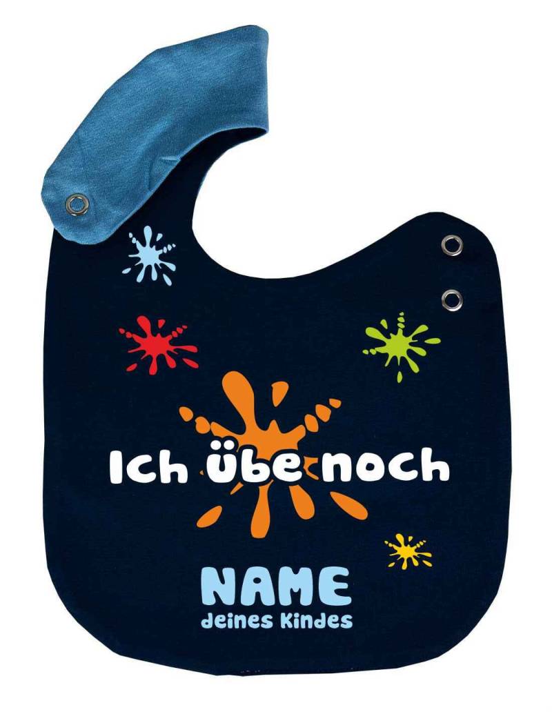 Größenverstellbares Lätzchen Multicolor Personalisiert Ich Übe Noch, Individuell Bedruckt Mit Text, Logo, Foto von Etsy - KleinerFratzStore