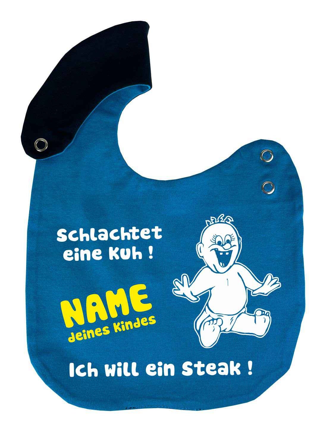 Größenverstellbares Lätzchen Multicolor Personalisiert Ich Will Ein Steak, Individuell Bedruckt Mit Text, Logo, Foto Größenverstellbares Lätzchen Multicolor Personalisiert Ich Will Ein Steak, Individuell Bedruckt Mit Text, Logo, Foto von Etsy - KleinerFratzStore
