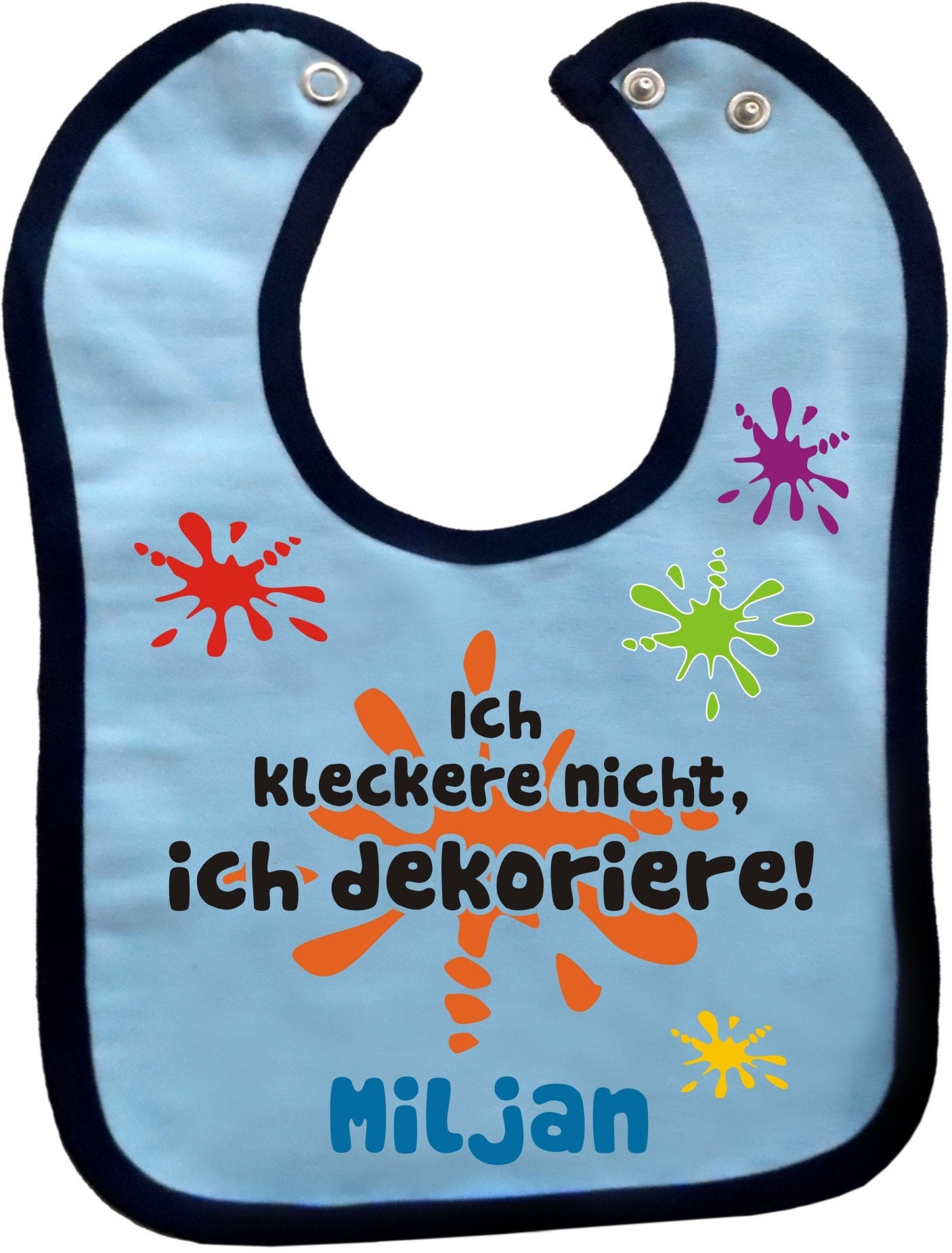 Lätzchen Mit Farbigen Saum Personalisiert Ich Kleckere Nicht Und Namen Des Kindes, Individuell Bedruckt Text, Logo, Foto Lätzchen Mit Farbigen Saum Personalisiert Ich Kleckere Nicht Und Namen Des Kindes, Individuell Bedruckt Text, Logo, Foto von Etsy - KleinerFratzStore