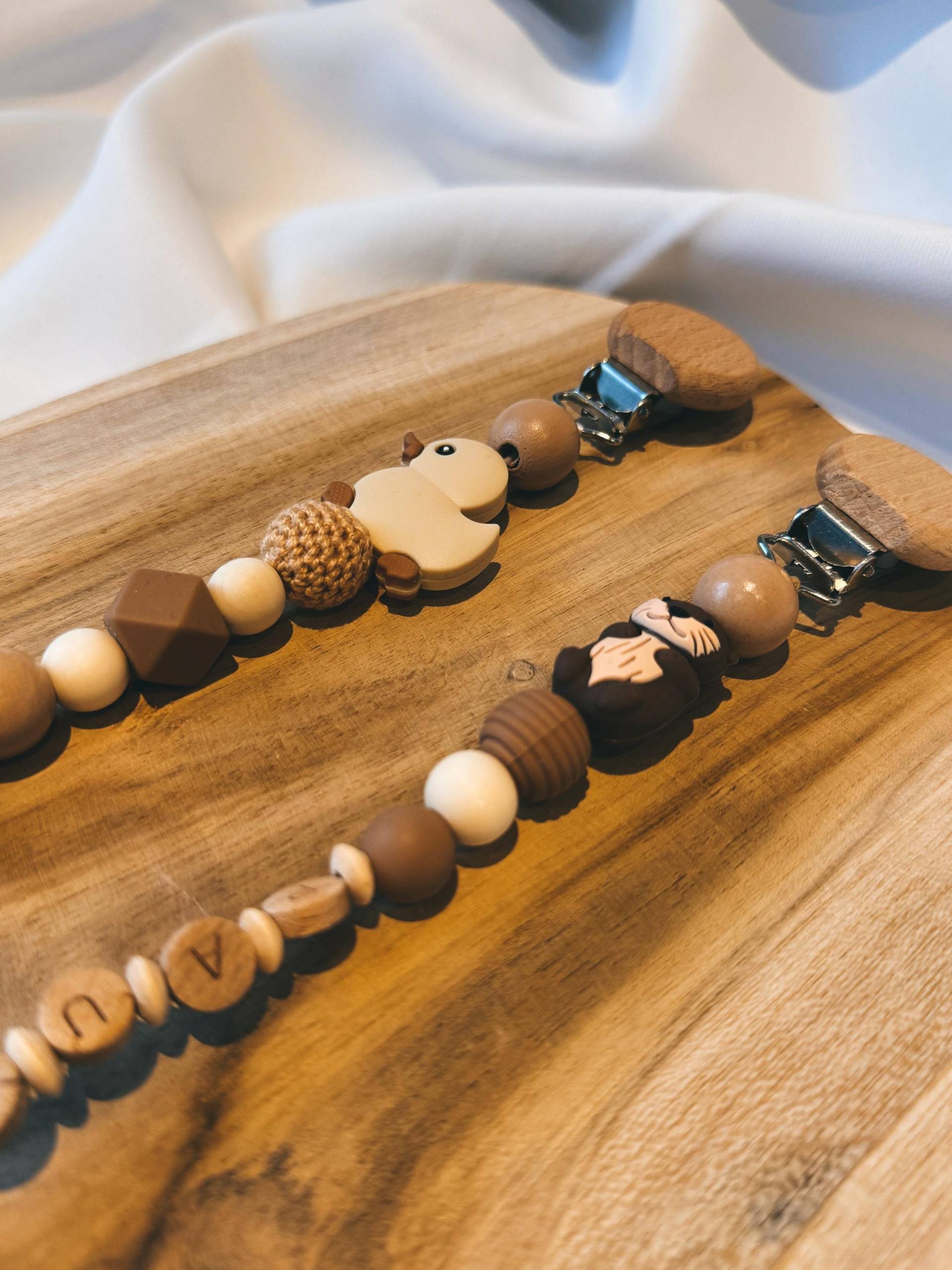Schnullerkette Personalisiert | Otter Ente Schnullerkette Personalisiert | Otter Ente von Etsy - KleinerPerlenzauber