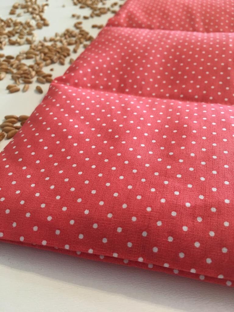Körnerkissen , Wärmekissen „ Pfirsich „Gr.l von Etsy - KleinesAtelier