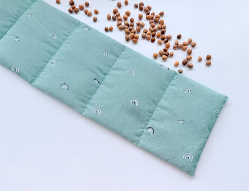 Körnerkissen , Wärmekissen „ Regenbogen Mintgrün „Gr.xl Körnerkissen , Wärmekissen „ Regenbogen Mintgrün „Gr.xl von Etsy - KleinesAtelier