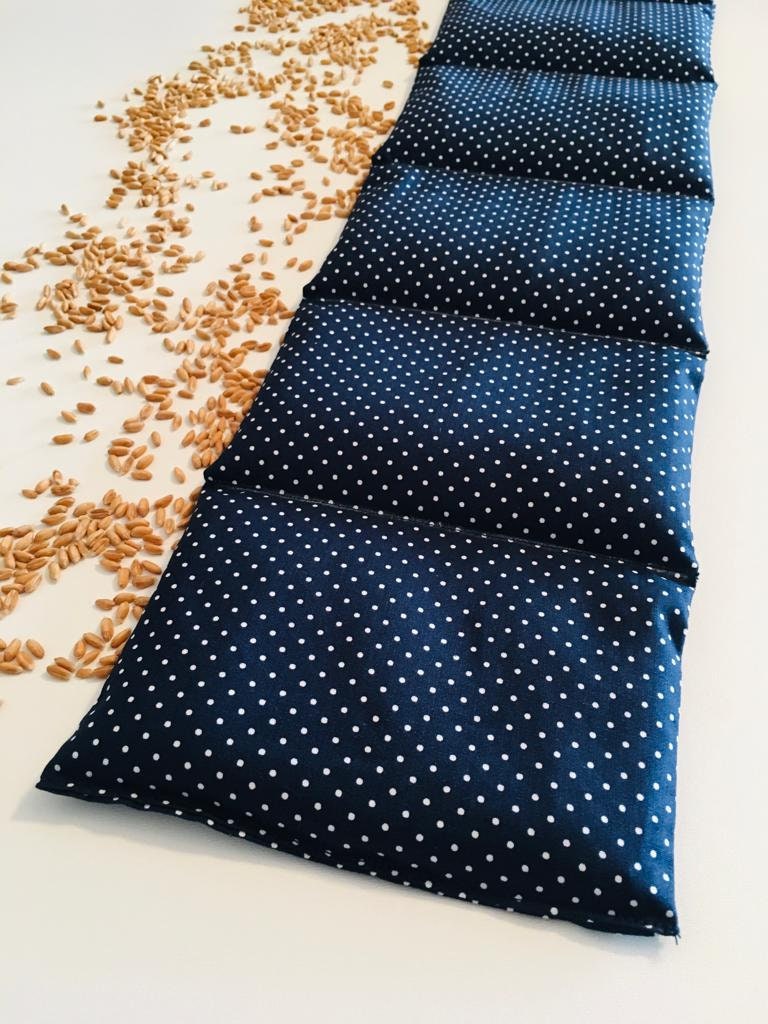 Körnerkissen , Wärmekissen Xl "Marineblau" Mit Bezug von Etsy - KleinesAtelier