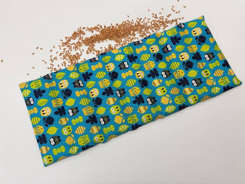 Körnerkissen , Wärmekissen Xxl, Bio Dinkelkörner "Eulen " von Etsy - KleinesAtelier