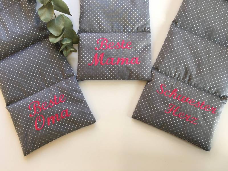 Körnerkissen Gr.m „Beste Mama"Beste Oma" „Schwesterherz „ von Etsy - KleinesAtelier