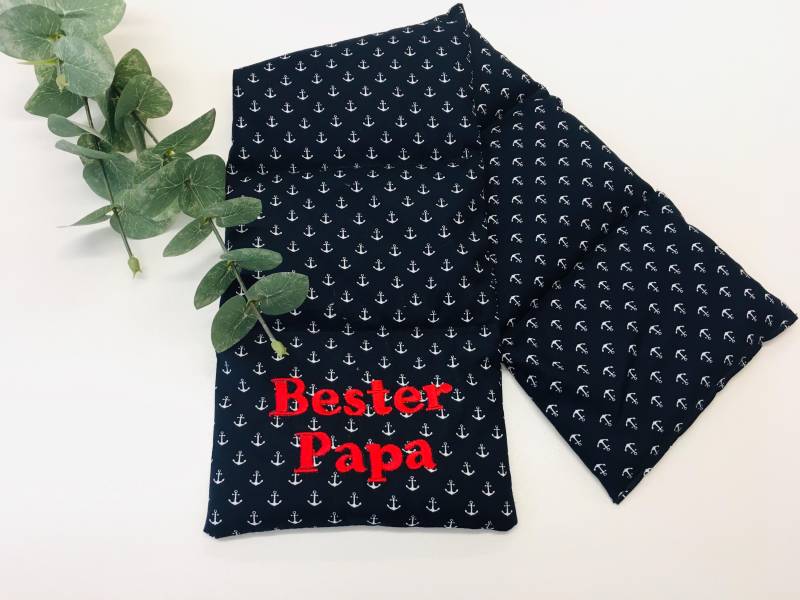 Körnerkissen Gr.xl " Bester Papa" Anker von Etsy - KleinesAtelier