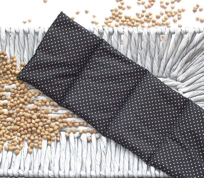 Körnerkissen Wärmekissen " Black "Gr.xl Mit Bezug von Etsy - KleinesAtelier