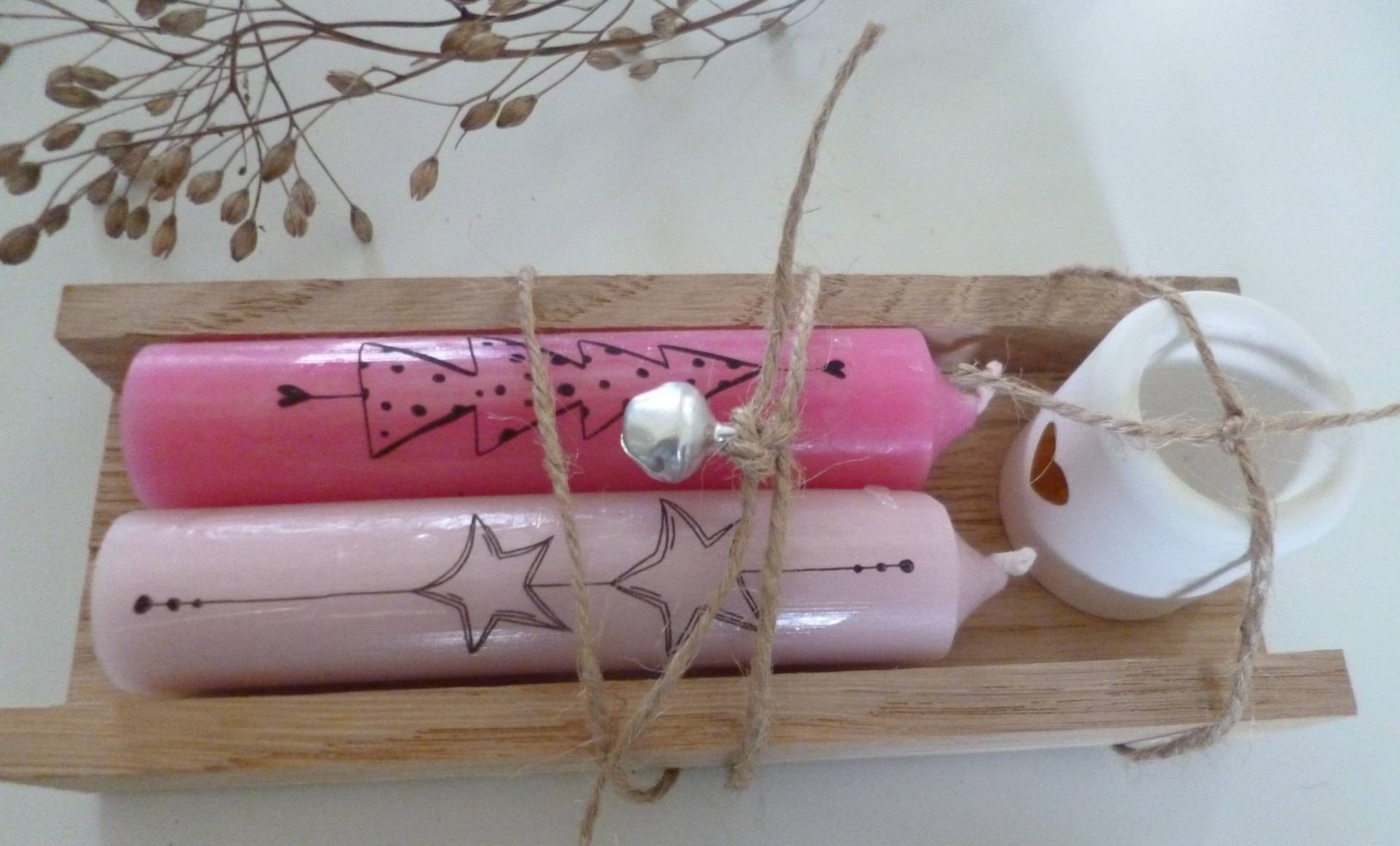 Geschenk Kerzengeschenk Weihnachten Advent Wichtelgeschenk Kleinigkeit von Etsy - KleinesLaedchen