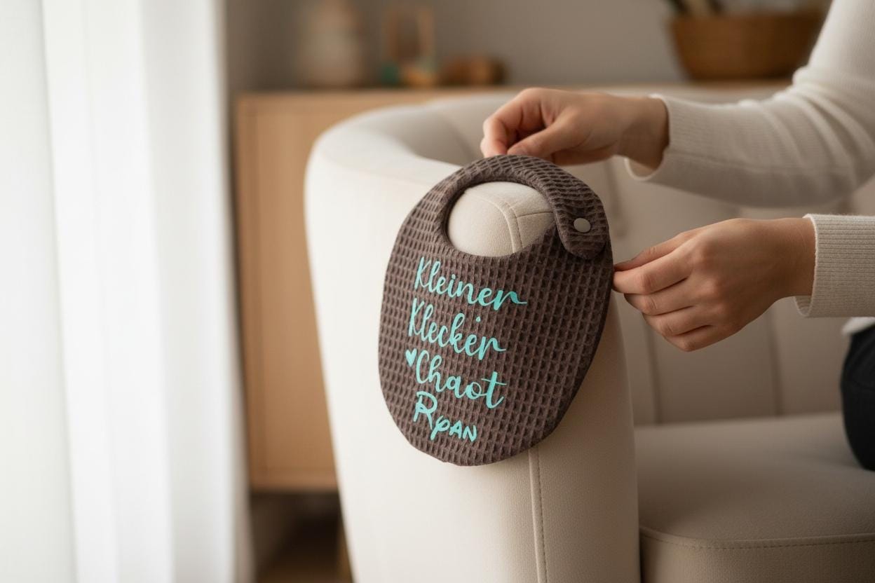 Lätzchen Babylätzchen Mit Spruch Und/Oder Wunschnamen, Aus Waffelstoff von Etsy - KleinesWoelfchen0207