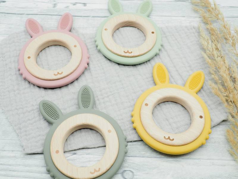 Beißring Hase von Etsy - Klitzebunt