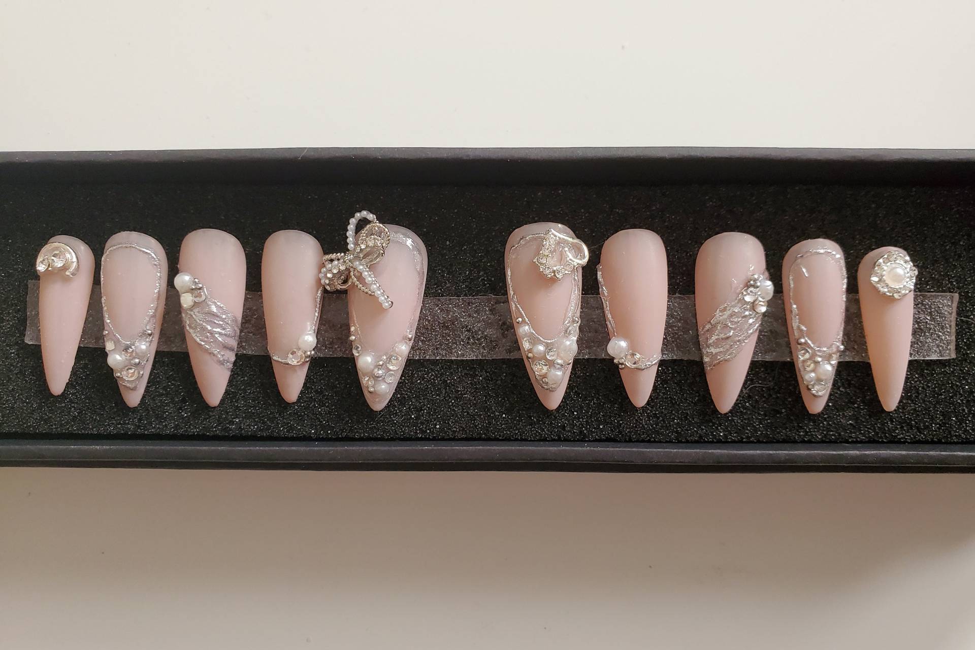 Elegantes Beige 10Er Set Zum Aufbügeln Elegantes Beige 10Er Set Zum Aufbügeln von Etsy - KnailsArt