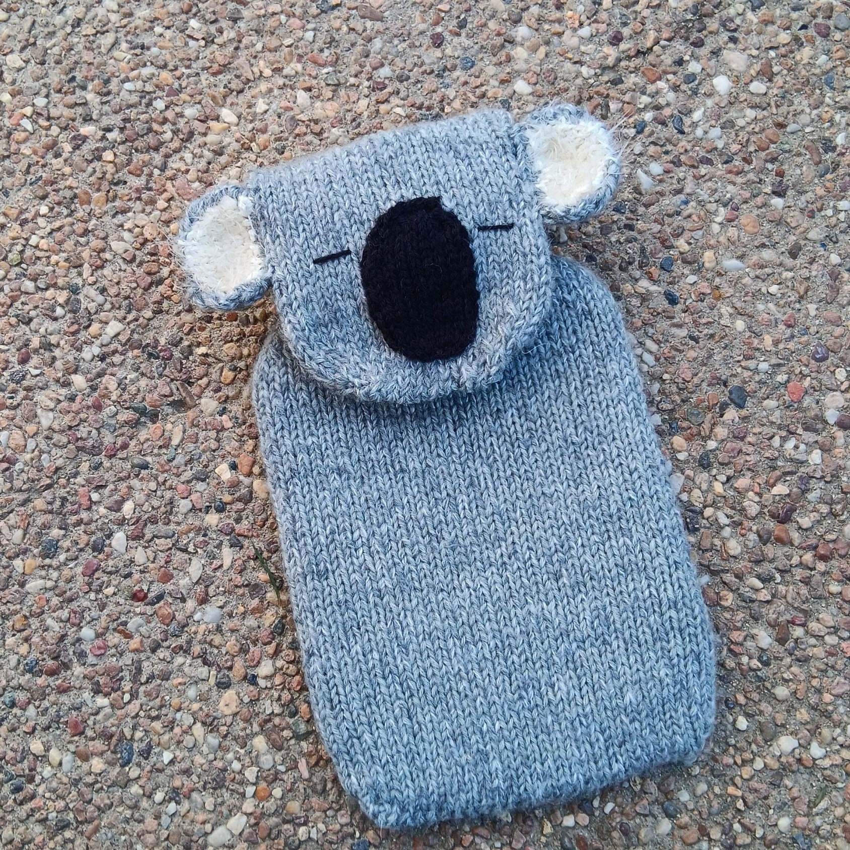 Wärmflaschenbezug Aus Wollmischung Für 2L Oder Flasche, Handgemacht in Australien von Etsy - KnittingNutAU