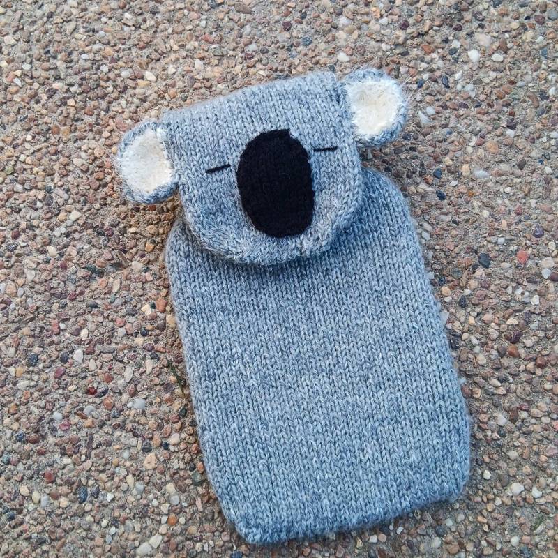 Wärmflaschenbezug Aus Wollmischung Für 2L Oder Flasche, Handgemacht in Australien von Etsy - KnittingNutAU