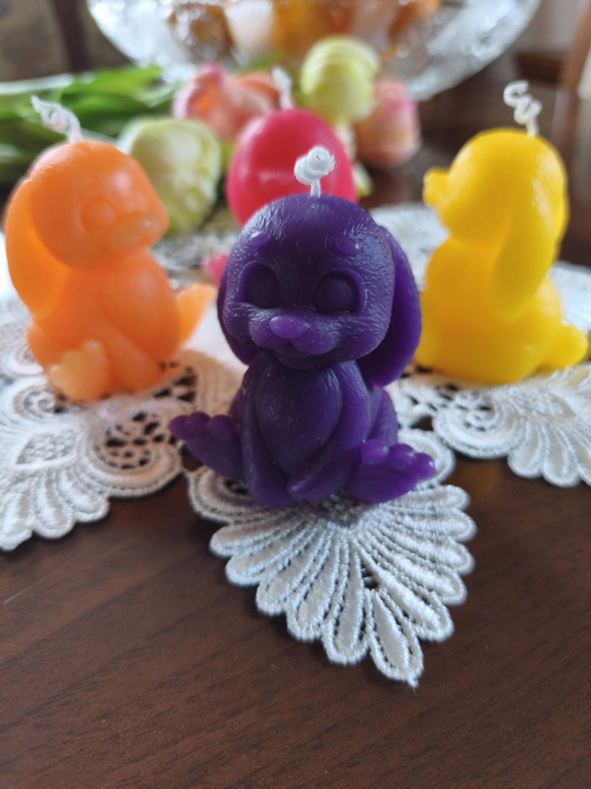 Kerze in Osterhase Design. Osterdekoration. Osterhäschen. Aromakerzen. Aromatherapie. Tischdekoration Kerze in Osterhase Design. Osterdekoration. Osterhäschen. Aromakerzen. Aromatherapie. Tischdekoration von Etsy - Knotenfaszination