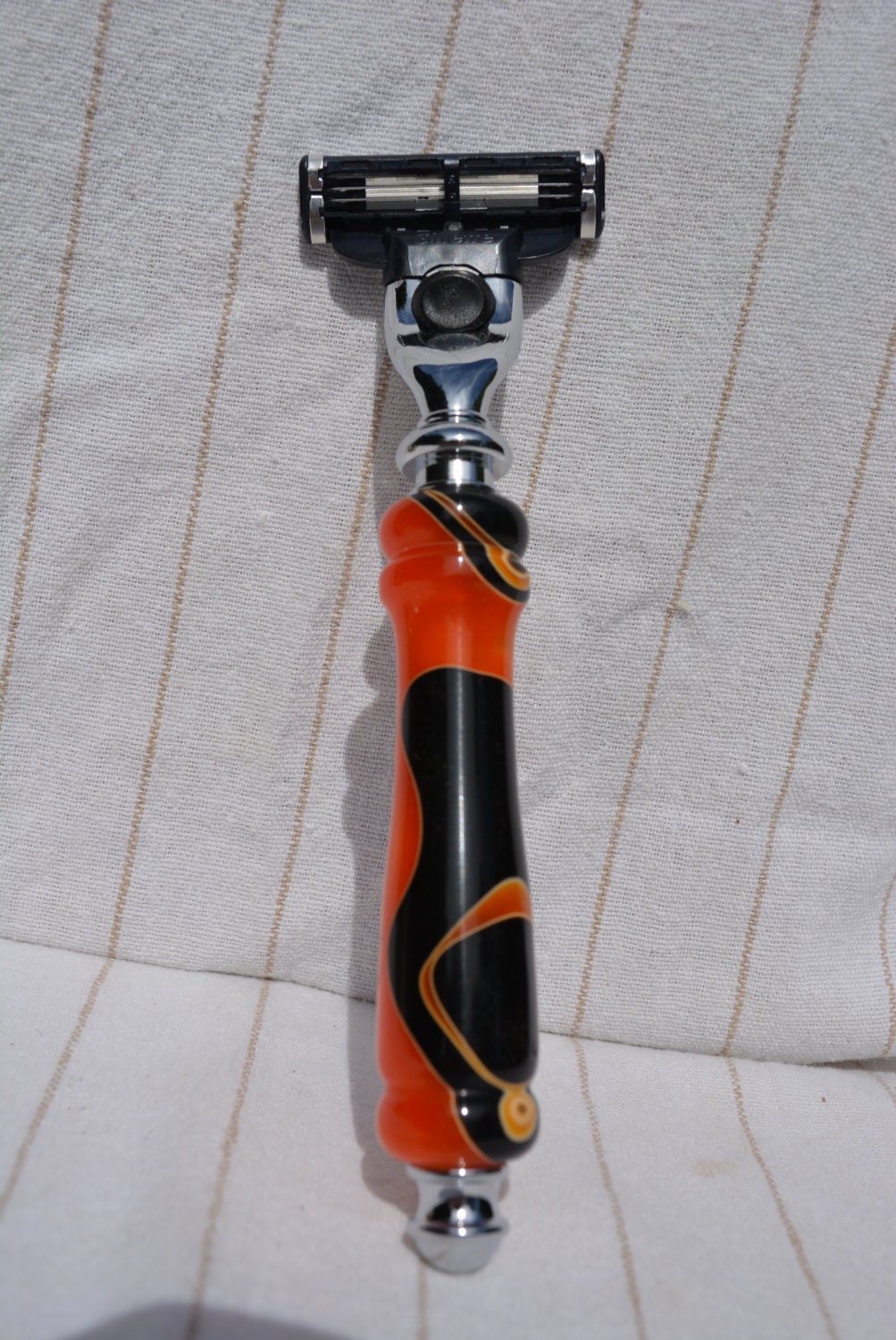 Wunderbare Handgemachte Harley Stil Rasierer Mach3/Venus/Double Edge von Etsy - Knotsinyourhead