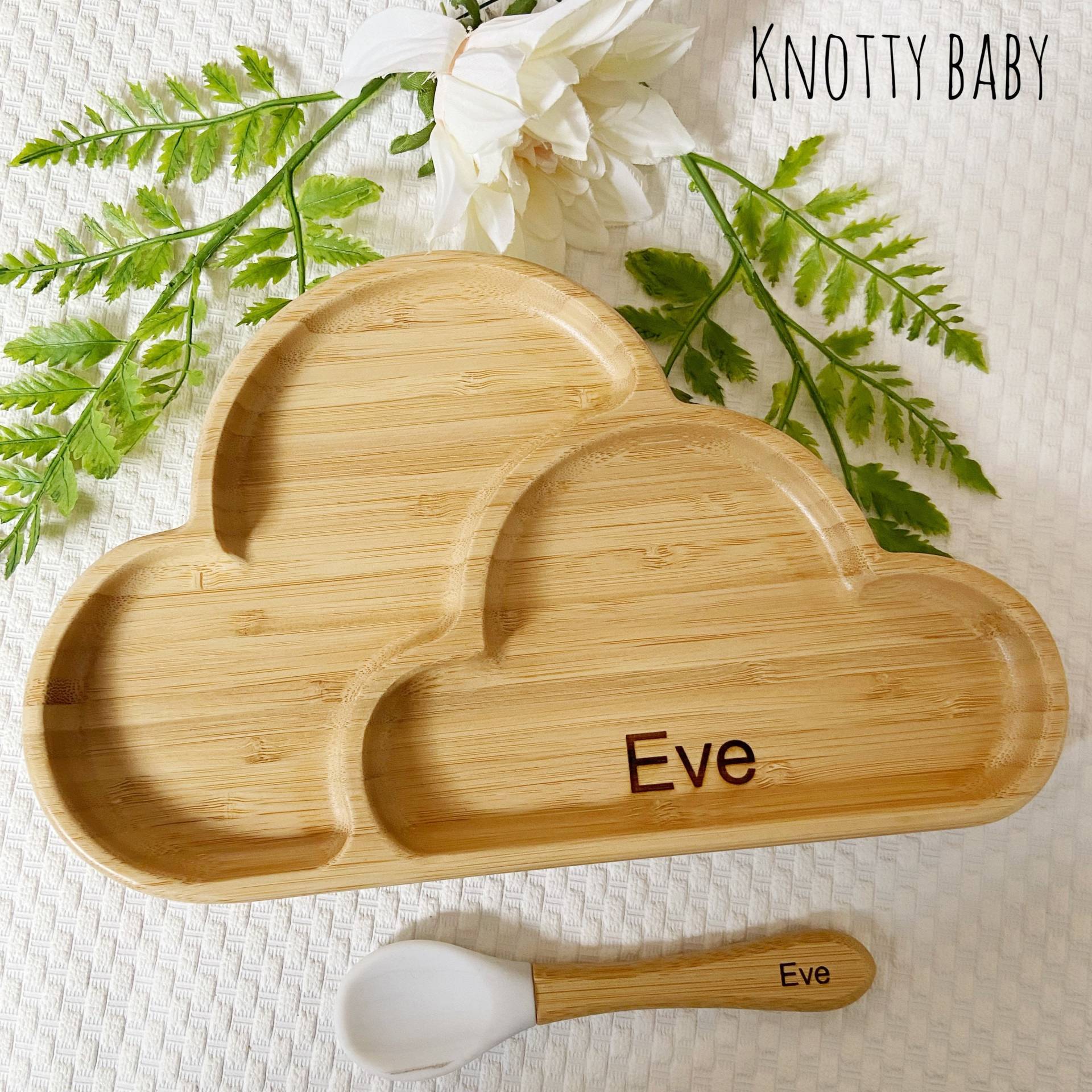 Marmor Weiß Personalisierte Laser Gravierte Bambus Wolke Baby Futterteller Set Mit Silikon Saugnapf, Löffel, Geschenk, Trainingsteller, Ostergeschenk Marmor Weiß Personalisierte Laser Gravierte Bambus Wolke Baby Futterteller Set Mit Silikon Saugnapf, Löffel, Geschenk, Trainingsteller, Ostergeschenk von Etsy - KnottybabyCrafts