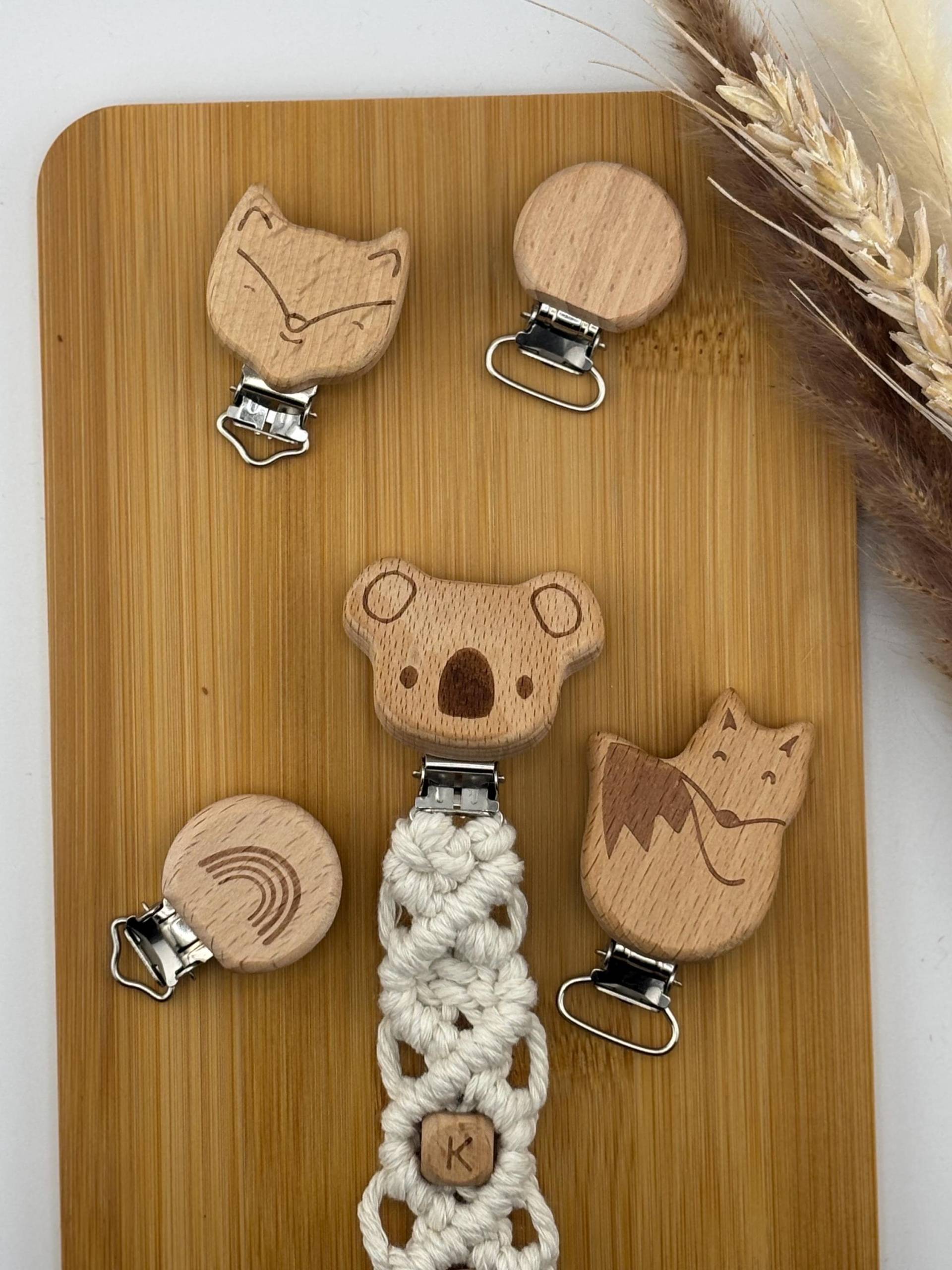 Personalisierte Schnullerkette - Handgemacht Mit Liebe von Etsy - KnuepfliebeByJana