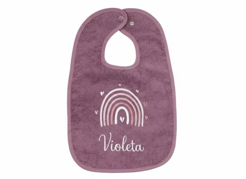 Lätzchen Bestickt Mit Namen Und Regenbogen/Babygeschenk Babyparty /Lätzchen Personalisiert Geschenk 1. Geburtstag 2 von Etsy - Koenigszwerge