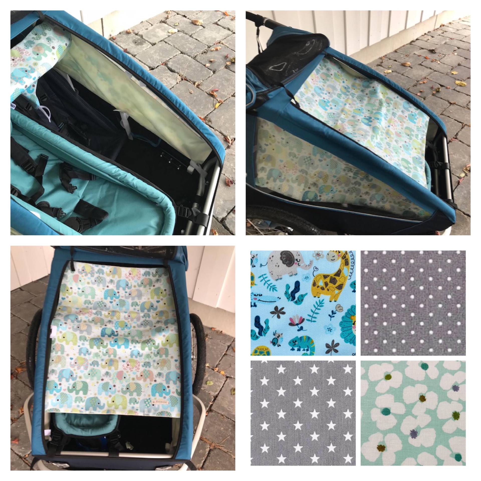 Aktion - Sonnensegel/Sonnenschutz Croozer Kid 1 Oder 2 Ohne Seitenteile von Etsy - KohlmeiseVonKerstin
