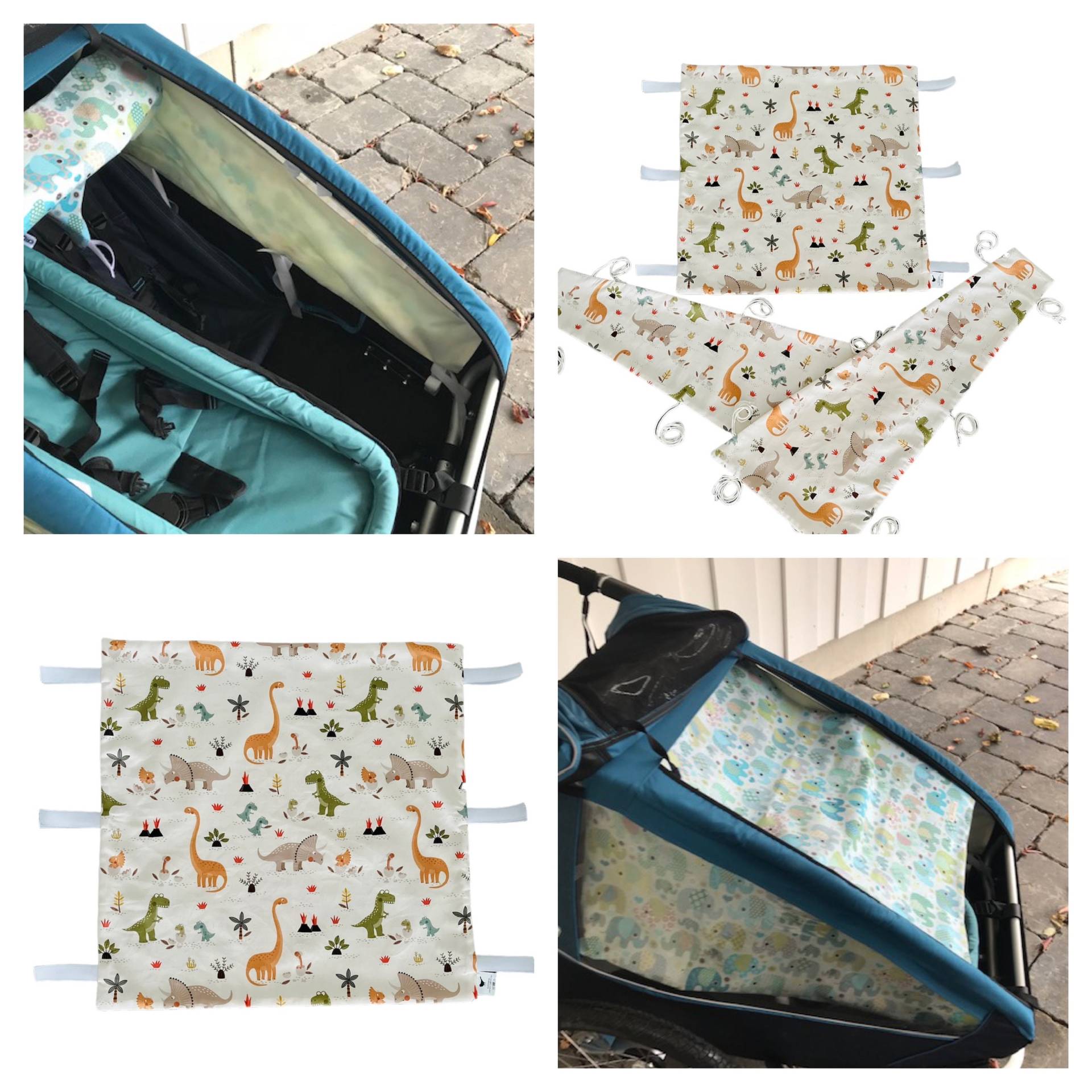 Sonnensegel/Sonnenschutz 3 Er Set - Croozer Kid 1 Oder 2 von Etsy - KohlmeiseVonKerstin