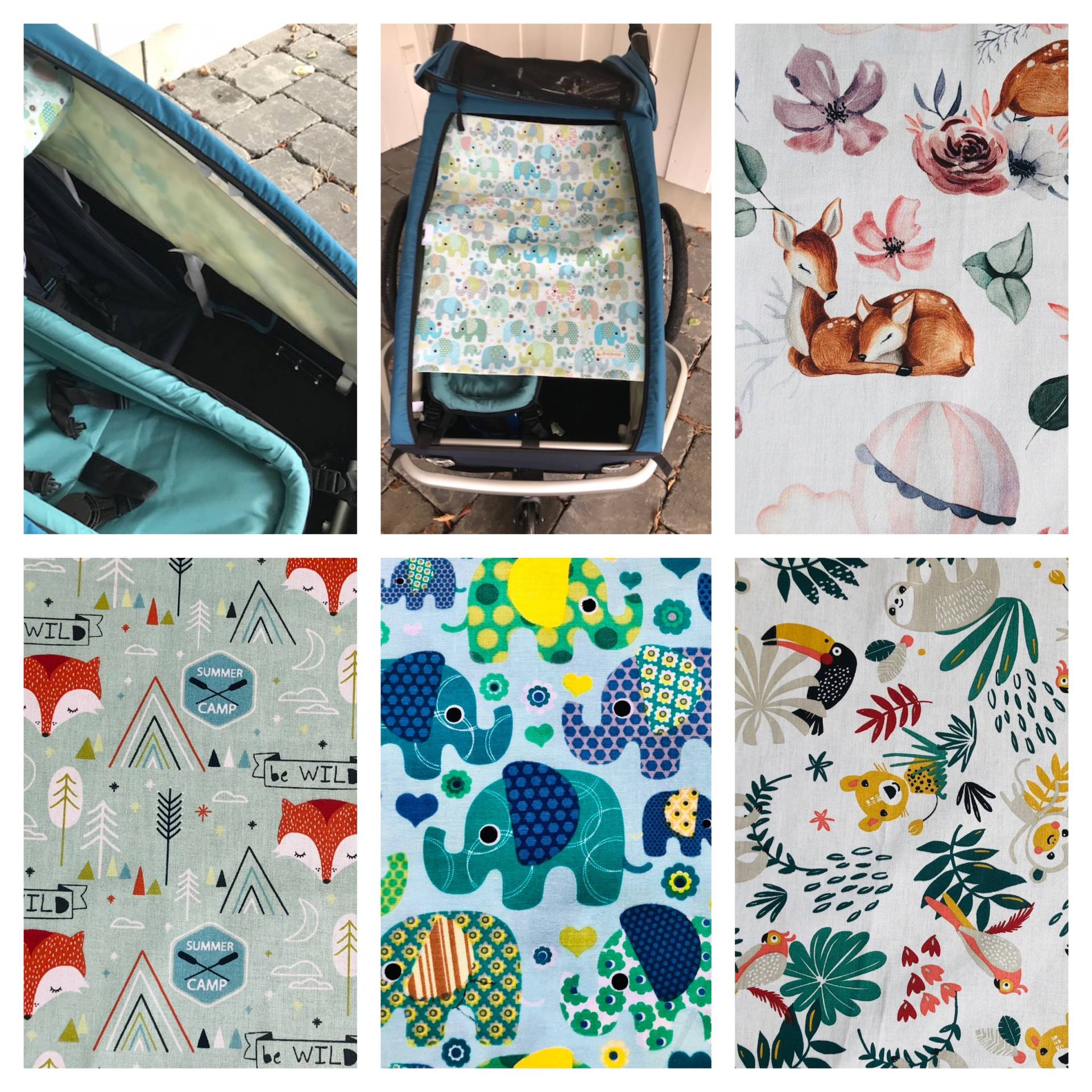 Sonnensegel/Sonnenschutz Croozer Kid 1 /Kid 2 , Keeke - Oder Sitzer Ohne Seitenteile von Etsy - KohlmeiseVonKerstin