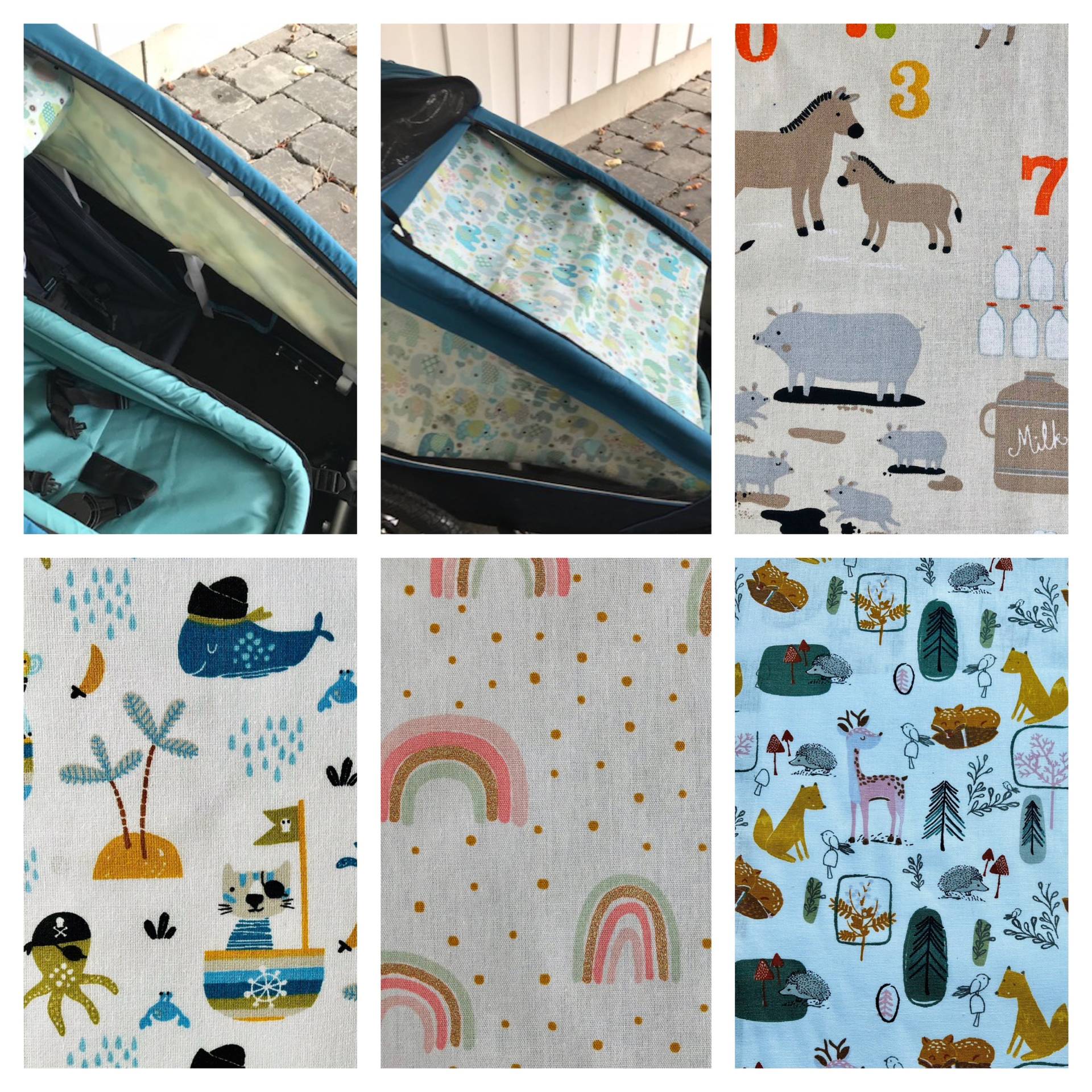 Sonnensegel/Sonnenschutz Croozer Kid 1 Oder 2 - Ohne Seitenteile von Etsy - KohlmeiseVonKerstin