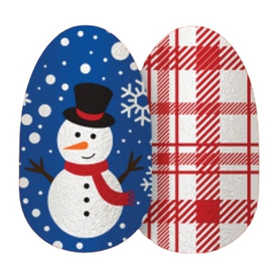 Snowmans Land - Retired Farbe Strassennagel Streifen von Etsy - KolorfulNailsShoppe