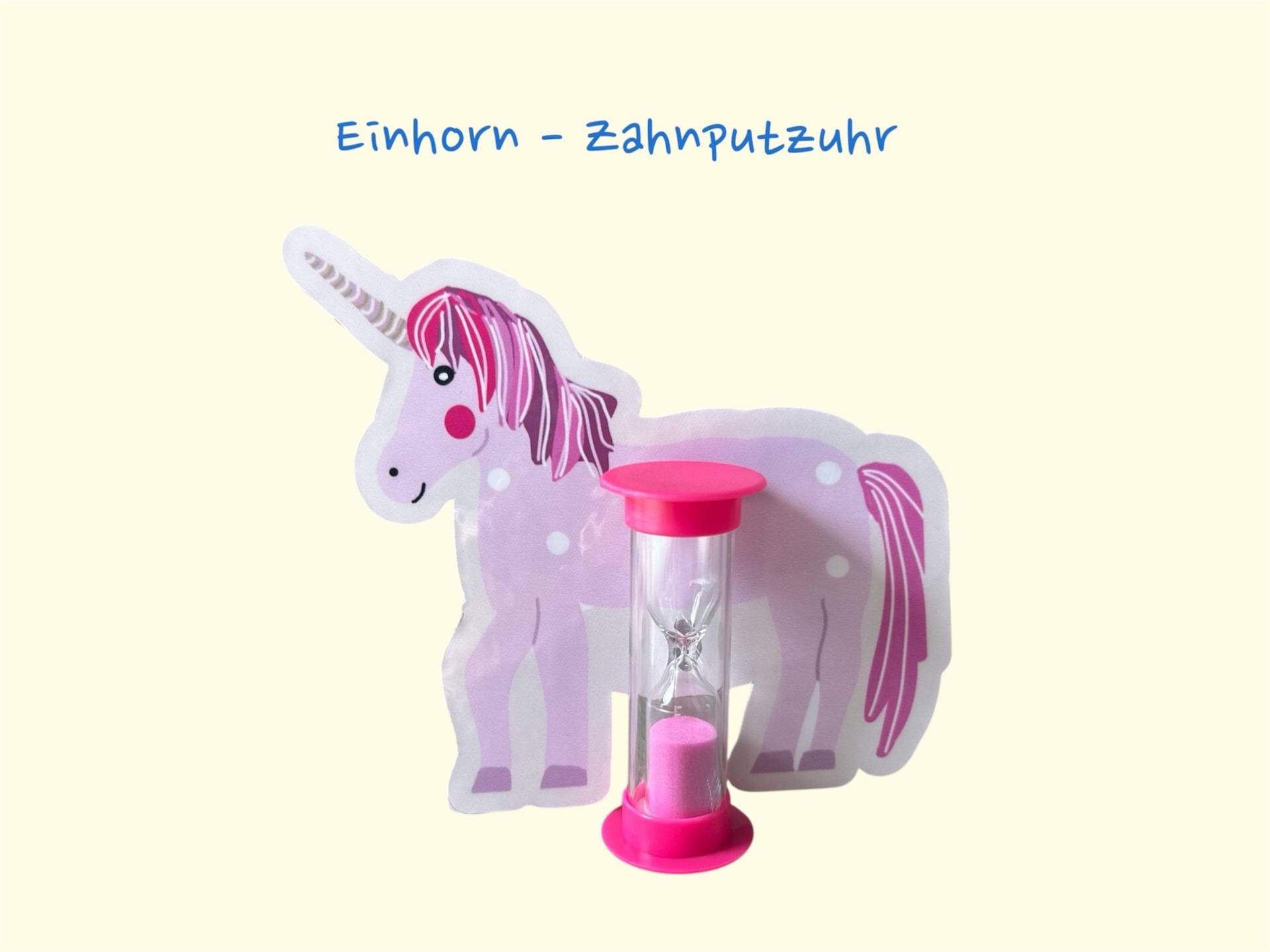 Einhorn Zahnputzuhr Für Kinder - 3 Minuten Sanduhr Mit Saugnapf | Zähneputzen Timer Badezimmer Mädchen Geschenk Motivation von Etsy - KonfettiLeo