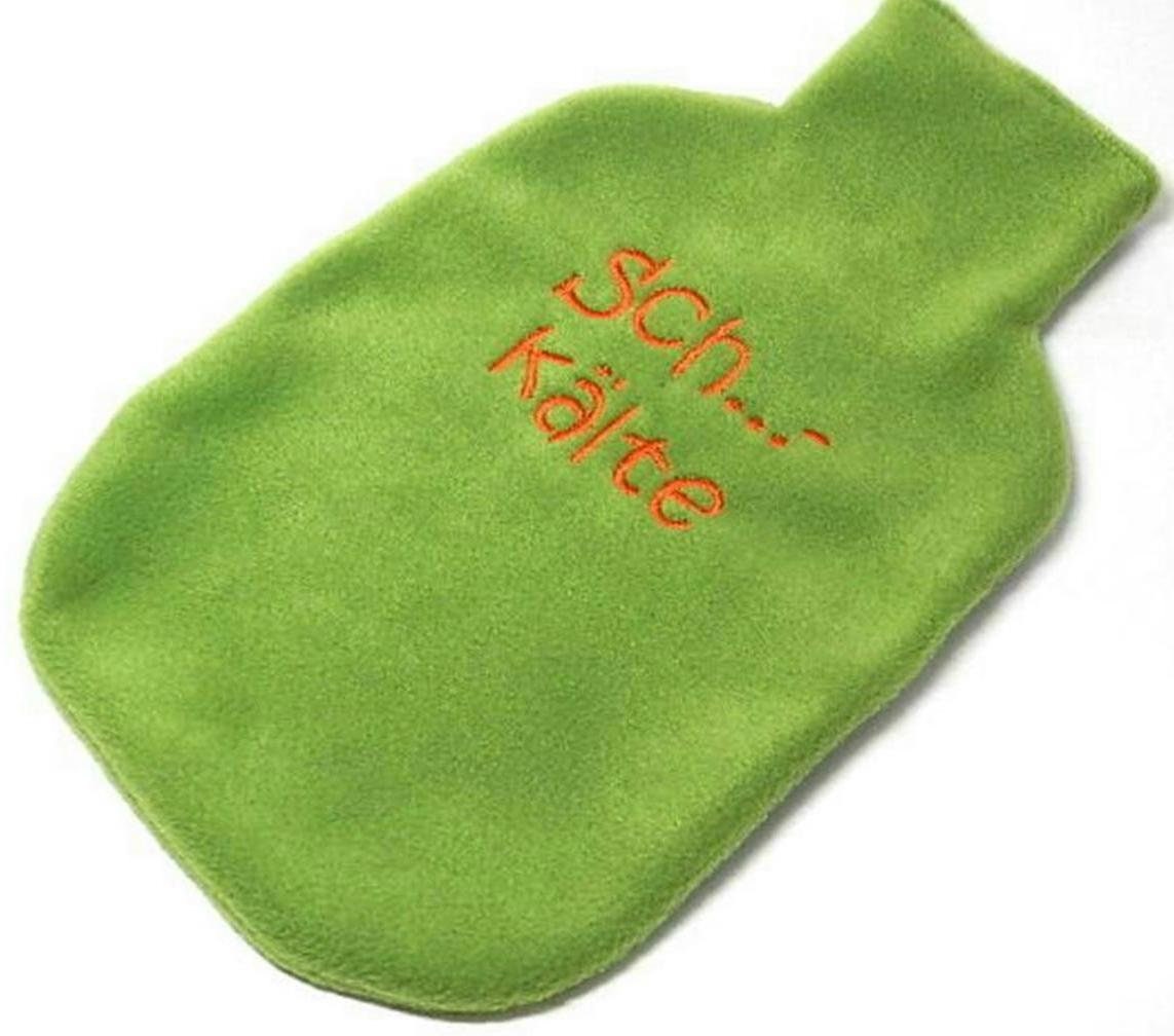 Wärmflaschenhülle Fleece in Grün - Sch...kälte von Etsy - KonsumSchwestern